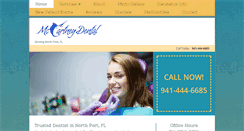 Desktop Screenshot of mccartneydental.com